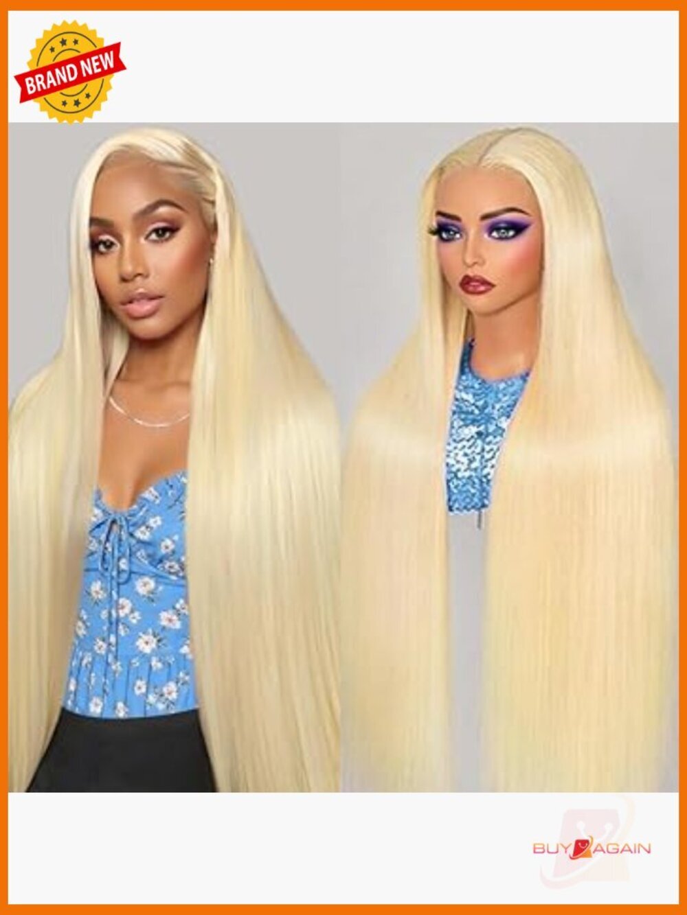 32Inch 13x6 Lace Front Wig Human Hair 200 Density Straight Pre Plucked